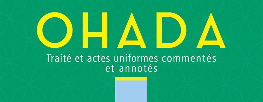 Présentation du Code Vert OHADA Édition 2025, le 09 octobre 2025 à Cotonou